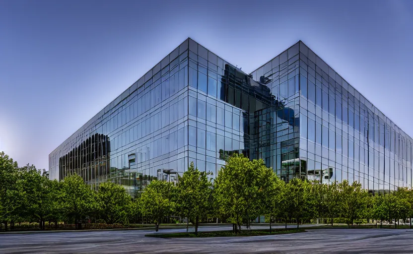 Image similar to photograph of the AEP building, one point perspective, 1-point perspective, tilt shift, sigma 85mm f/1.4, 4k, depth of field, high resolution, 4k, 8k, hd, full color