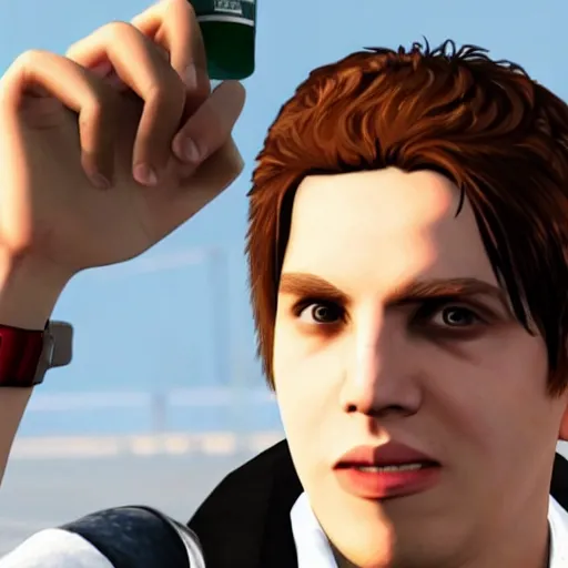 Prompt: El Rubius as a GTA V character