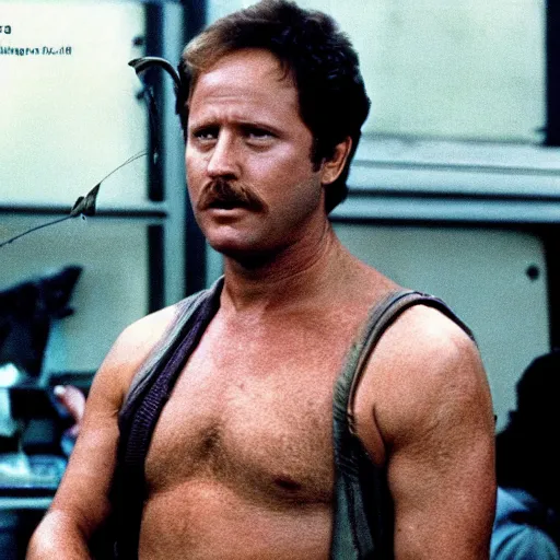 Image similar to richard dreyfuss as hawkeye in the avengers ( 1 9 7 8 )