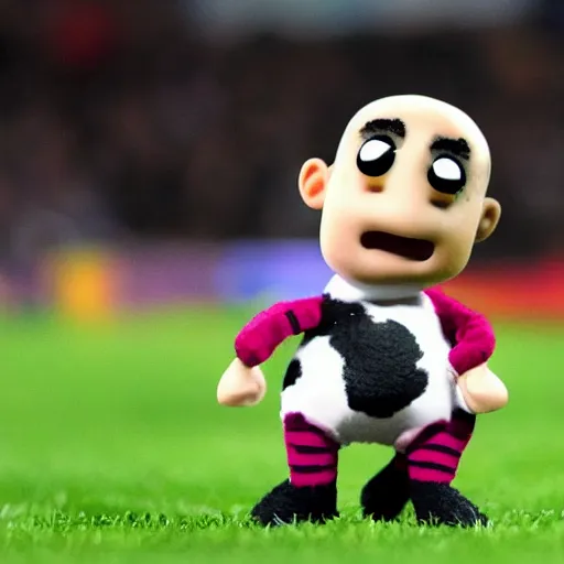 Image similar to clamation of xavi hernandez in shaun the sheep