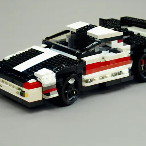 Prompt: 1 9 9 4 toyota supra lego set