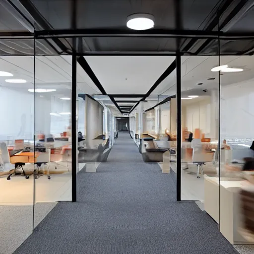 Prompt: high end offices designed by Gensler