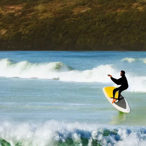 Image similar to a man riding a wave on top of a surfboard, national geographic contest winner, shutterstock contest winner, naturalism, behance hd