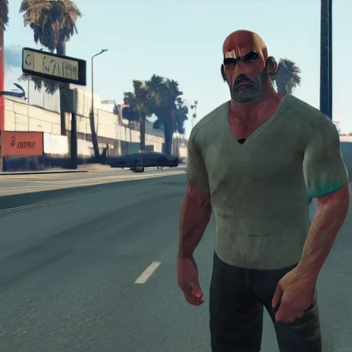 Image similar to Bill Goldberg in GTA 5