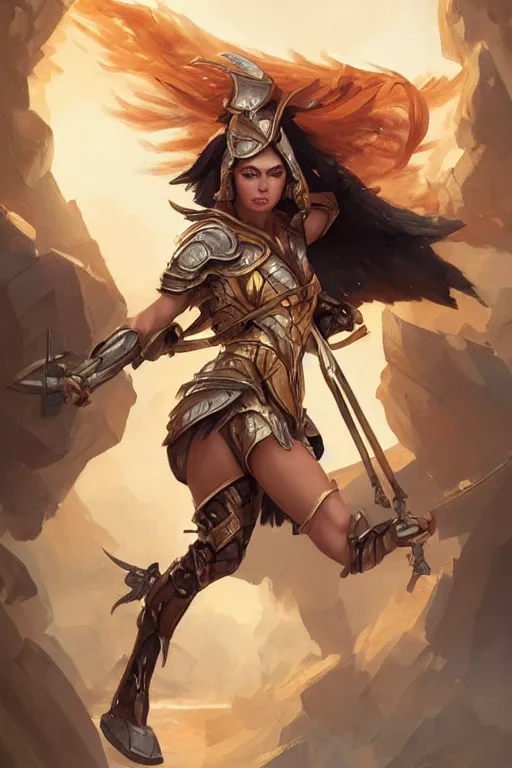 Image similar to amazon valkyrie athena, d & d, fantasy, portrait, highly detailed, headshot, digital painting, trending on artstation, concept art, sharp focus, illustration, art by artgerm and greg rutkowski and magali villeneuve