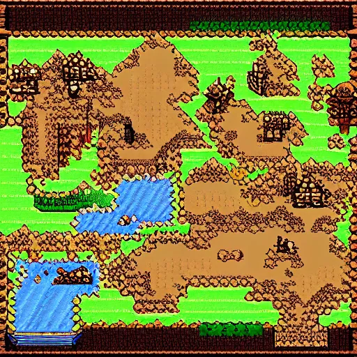 Image similar to fantasy rpg overworld map, three continents, 16-bit pixel