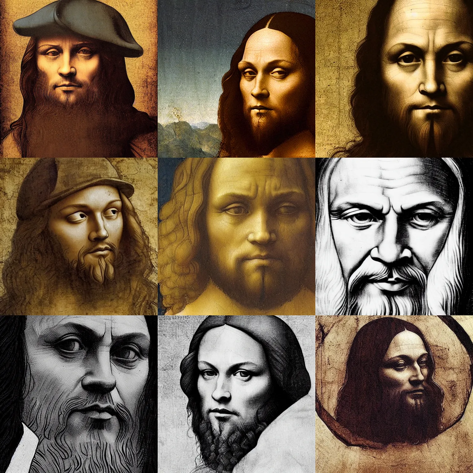 Prompt: Leonardo Da Vinci by Leonardo Dicaprio