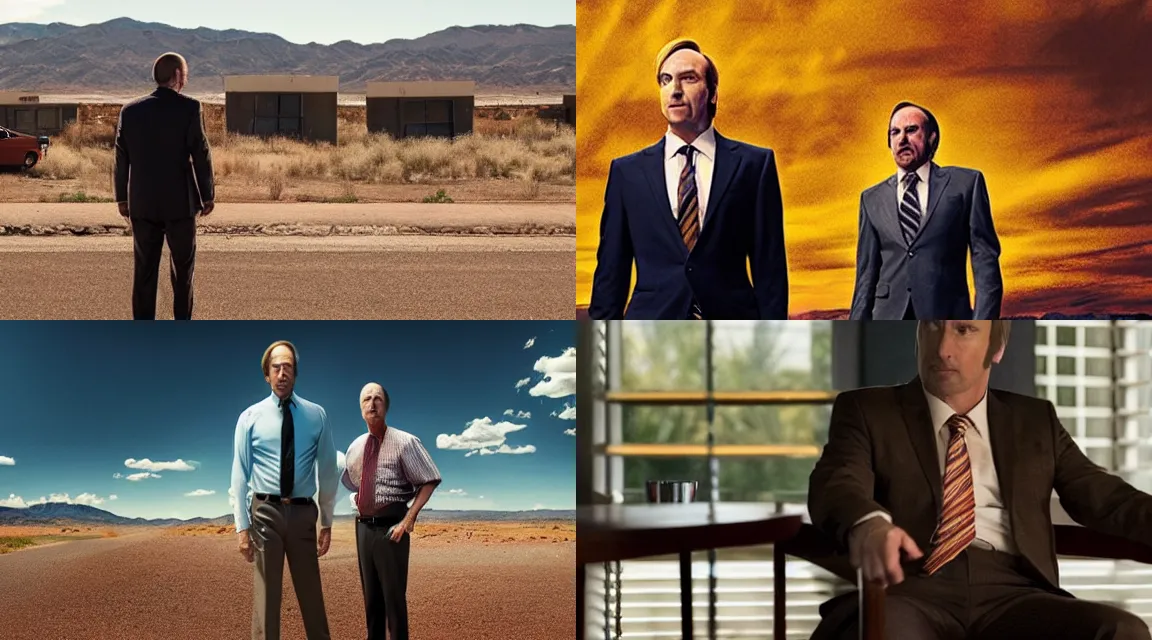 Prompt: a scene from better call saul