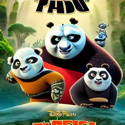 Prompt: kung fu panda 4