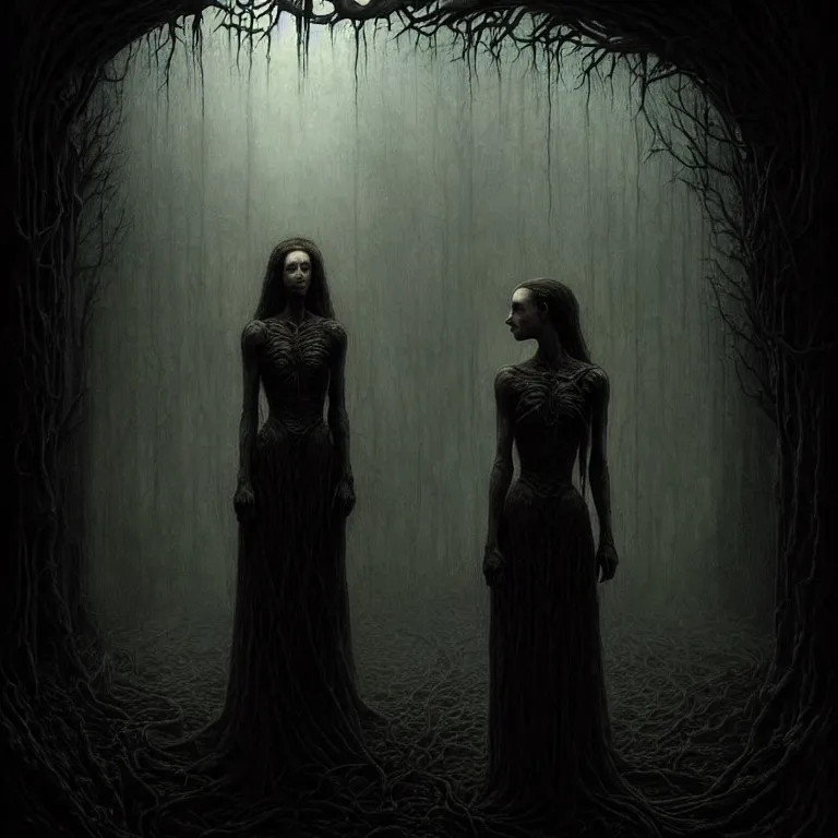 Image similar to epic professional digital art of eerie hunger, atmospheric lighting, painted, intricate, detailed, foreboding, by leesha hannigan, wayne haag, reyna rochin, ignacio fernandez rios, mark ryden, iris van herpen,, epic, stunning, gorgeous, much wow, cinematic, masterpiece.