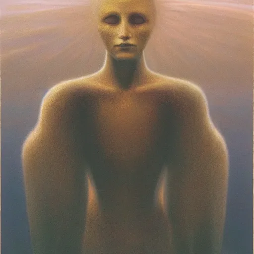 Image similar to the queen of the sun by zdzisław beksiński, oil on canvas, 8k high quality and resolution, professionally detailed, trending on artstation