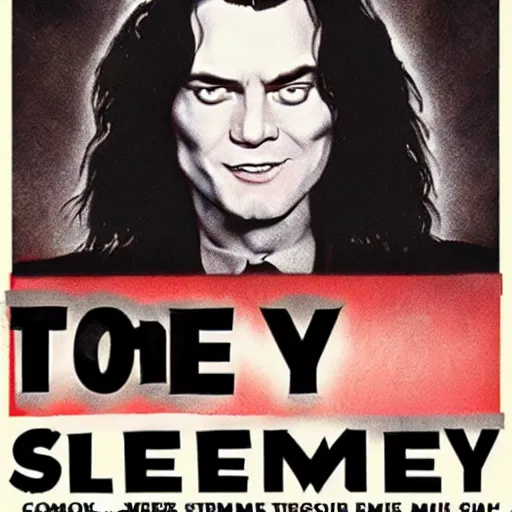 Image similar to tommy wiseau silent film