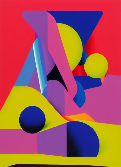 Image similar to abstract 3 d shapes by shusei nagaoka, kaws, david rudnick, airbrush on canvas, pastell colours, cell shaded, 8 k