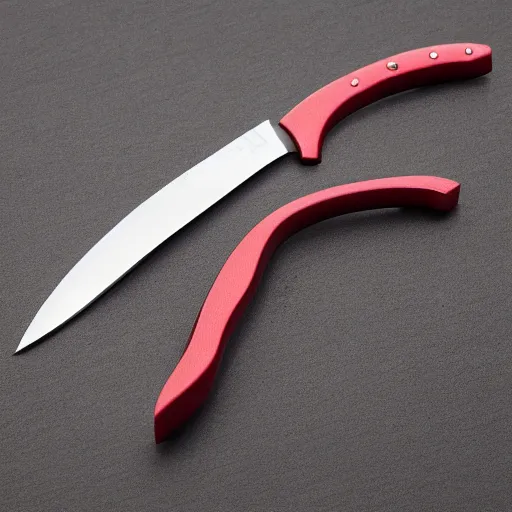 Prompt: hi res ruby knife 4k