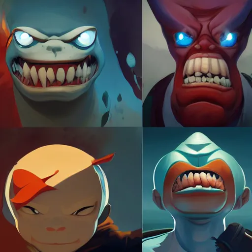 Image similar to face icon stylized minimalist street sharks, loftis, cory behance hd by jesper ejsing, by rhads, makoto shinkai and lois van baarle, ilya kuvshinov, rossdraws global illumination