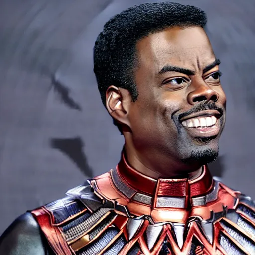 Image similar to chris rock as marvel black panther