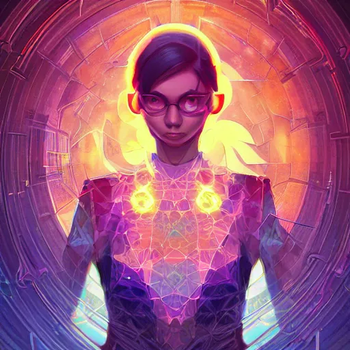 Prompt: skill arab magic geek inside matrix deepdream radiating a glowing aura stuff loot legends stylized digital illustration video game icon artstation lois van baarle, ilya kuvshinov, rossdraws,