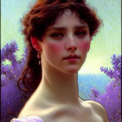 Image similar to lilac, sky, may beetle, on the palm of a person, natural lighting, path traced, highly detailed, high quality, digital painting, by gaston bussiere, craig mullins, alphonse mucha j. c. leyendecker