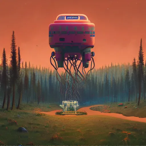 Image similar to most beautiful place in the universe by simon stalenhag and gerardo dottori, oil on canvas