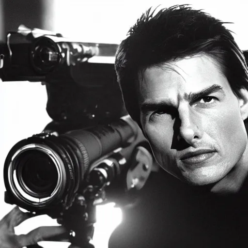 Prompt: A photo of Tom Cruise, head shoot, promo shot, highly detailed, sharp focus, kodak film, studio lighting