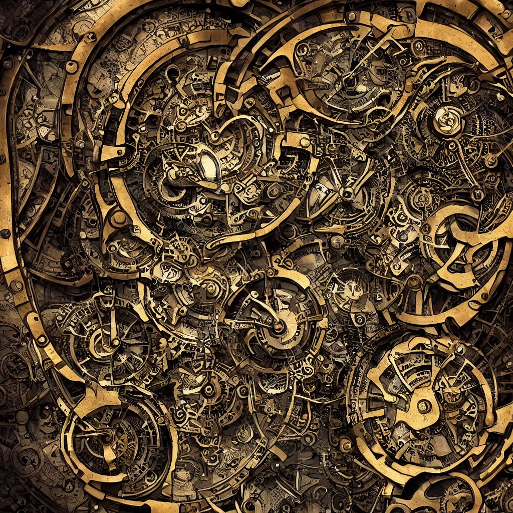 Image similar to steampunk, clock, time , high quality, high details, high detail photo,digital art,