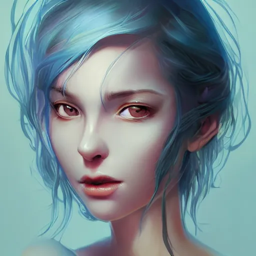 Image similar to Art station concept of a beautiful girls body, compulsion, Hypnosis, hypnotising, hypnotic eyes, light blue eyes, spiral eyes, symmetrical face, by Stanley Artgerm Lau, WLOP, Rossdraws, James Jean, Andrei Riabovitchev, Marc Simonetti, and Sakimichan, trending on artstation