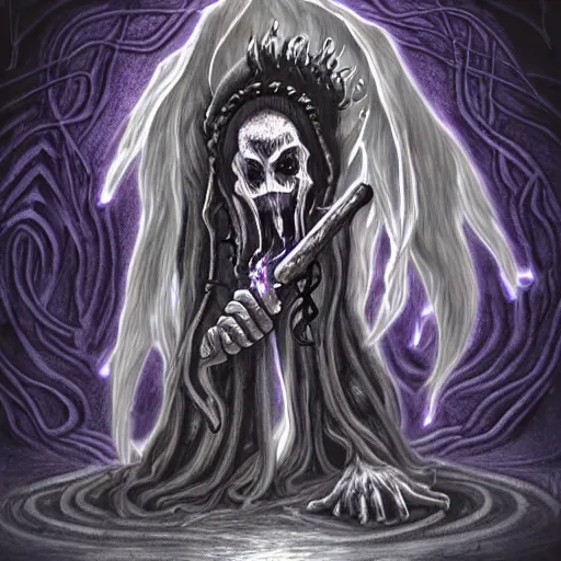 Prompt: lovecraftian soul reaper