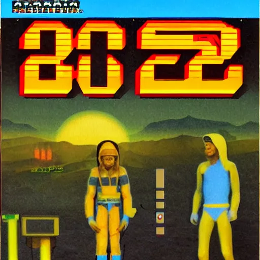 Image similar to atari 2 6 0 0 videogame cover at for the bible, photo realistic