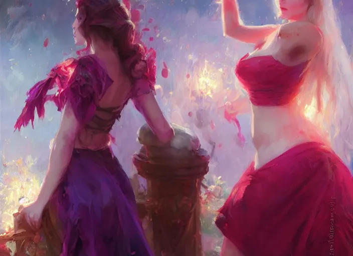 Image similar to digital art of shalltear bloodfallen by vladimir volegov and alexander averin and delphin enjolras and daniel f. gerhartz