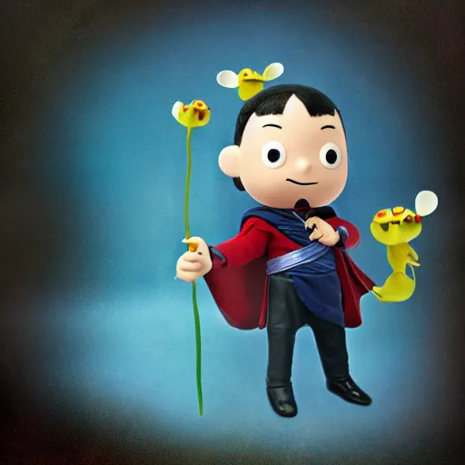 Prompt: dr. strange pikmin