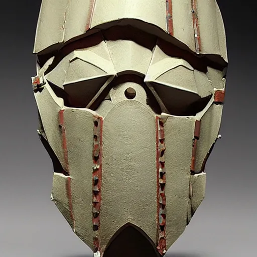 Image similar to a mask that looks like castle battlements by robert kirkman