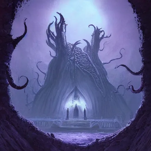 Image similar to mind flayer lair