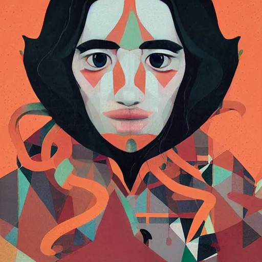 Prompt: Gonja Sufi profile picture by Sachin Teng, asymmetrical, Organic Painting , Matte Painting, geometric shapes, hard edges, graffiti, street art:2 by Sachin Teng:4