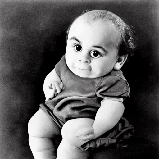 Image similar to Danny DeVito as a baby, 8k, ultra realistic