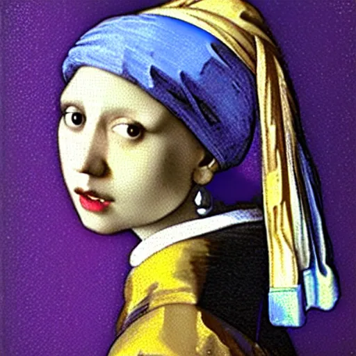 Image similar to Doge in a pearl earring, by Johannes Vermeer, 8k