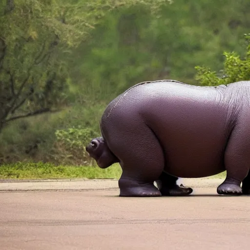 Image similar to a hippo shaped like a car