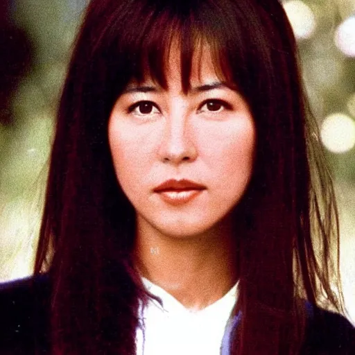 Prompt: face of 20 year old Chinese Sophie Marceau