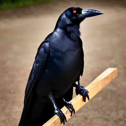 Image similar to an obese crow in a cop outfit, photo, 8k