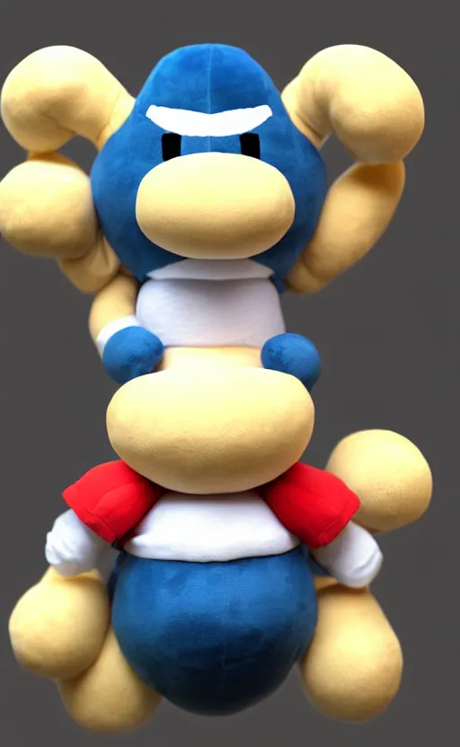 Prompt: mr. saturn plush render