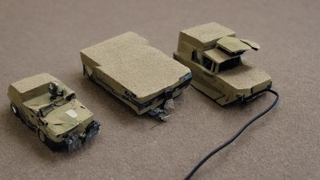 Image similar to rough sandpaper active charger diorama