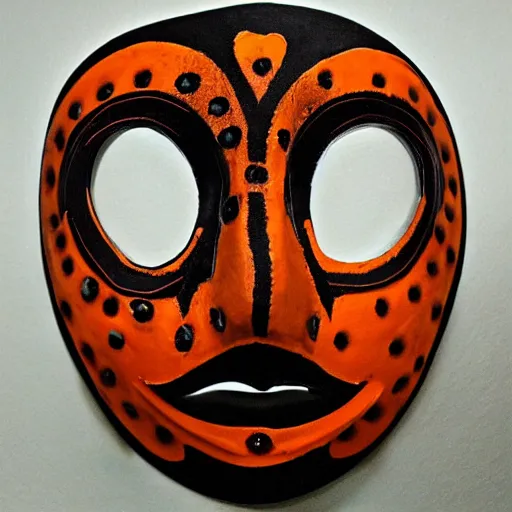 Image similar to orange gothic mask