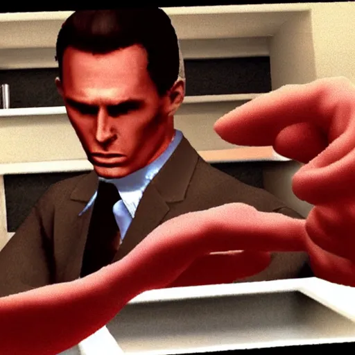 Image similar to american psycho on nintendo 6 4