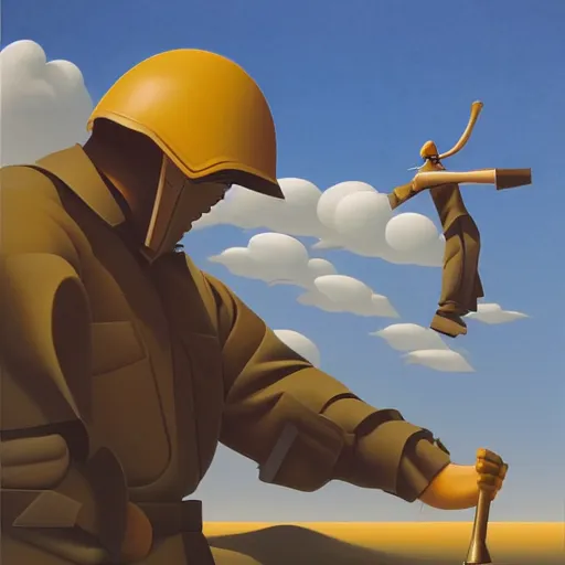 Image similar to kenton nelson mech combat warrior