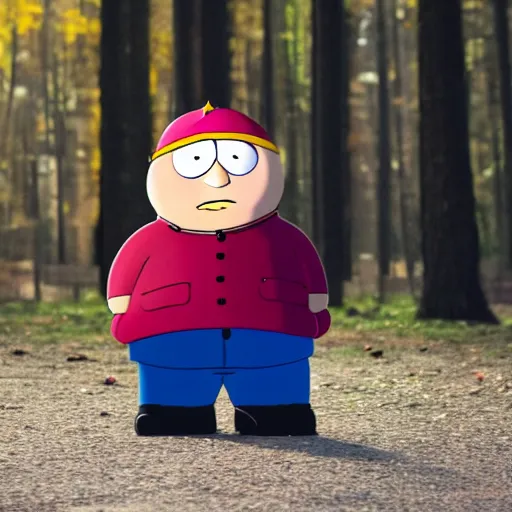 Image similar to Eric Cartman as a real life human angry, XF IQ4, f/1.4, ISO 200, 1/160s, 8K, RAW, unedited, symmetrical balance, in-frame