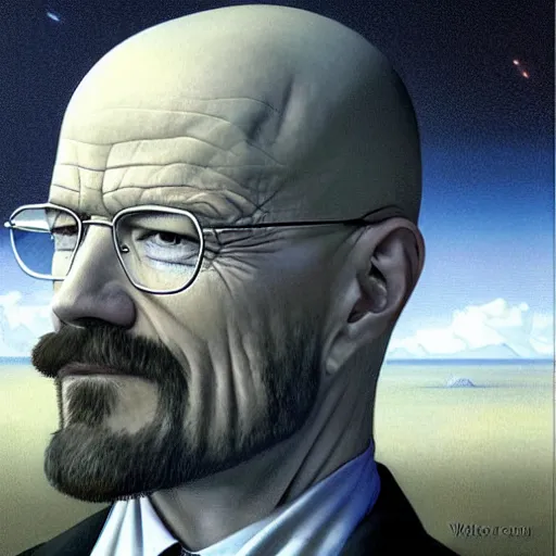 Image similar to walter white, gerald brom