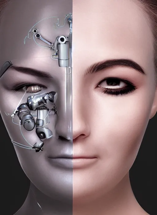 Prompt: Cybernetic facial modifications, photo