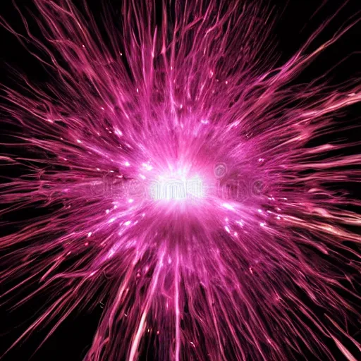 Prompt: realistic explosion, black background, stock image