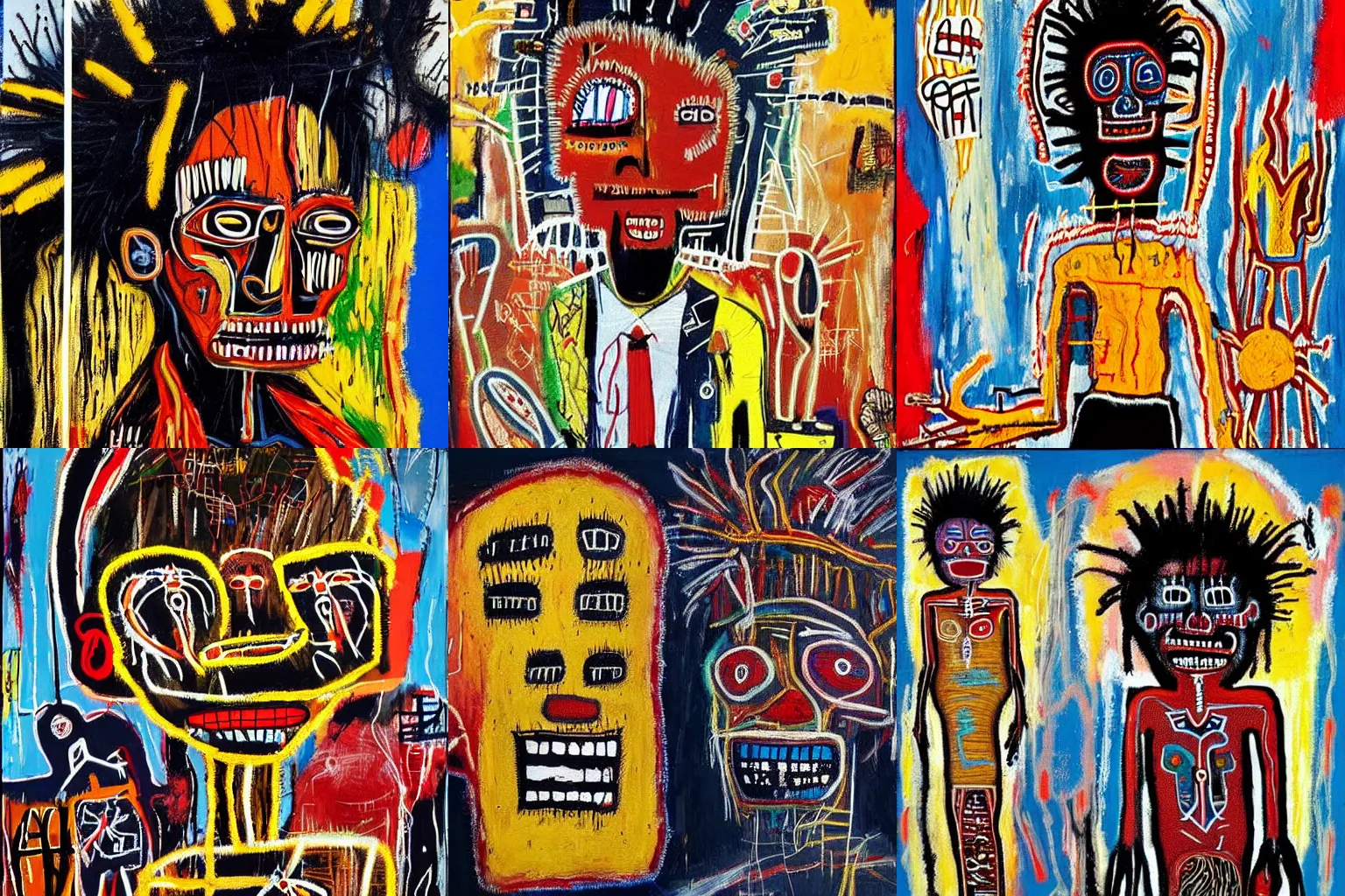 Image similar to extremely highly detailed African voodoo doll paintings by Jean-Michel Basquiat 4k insanely detailed and intricate, super detailed, 4k HDR high quality