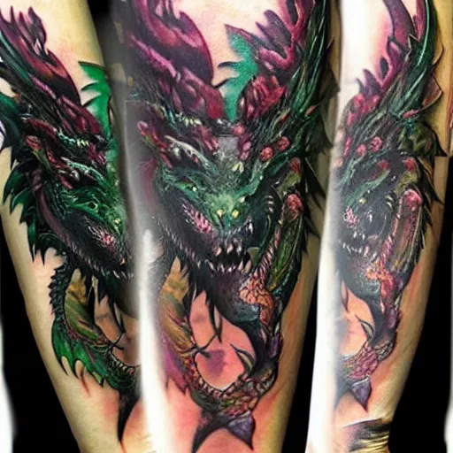 Badass Dragon Tattoo (3pcs) – Wyvern's Hoard