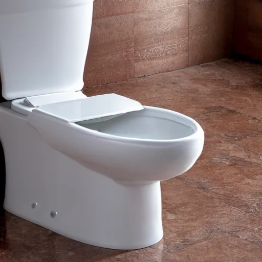 Prompt: toilet bowl that resembles elvis